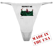 Purchs a Percy "RESPECT ME" thong