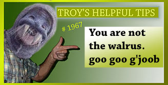 Troy's Helpful Tips